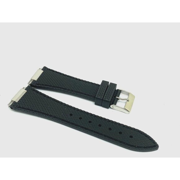 Frederique Constant Men's Watch FC-303S4NH6 Replacement Band Black Rubber Strap - Picture 5 of 7